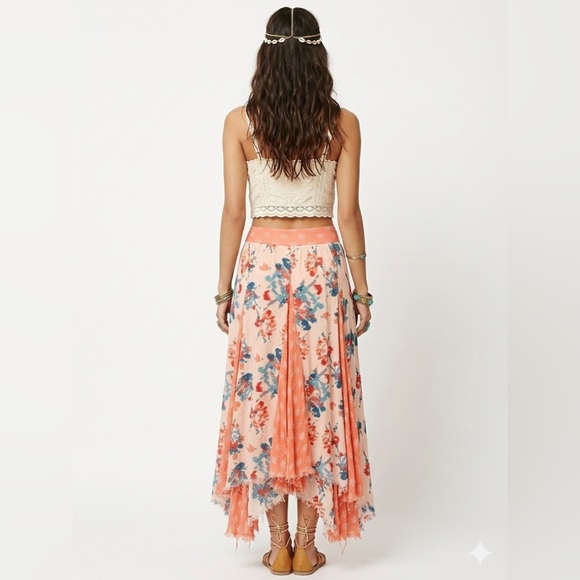 Free People Show You Off High-Low Maxi Skirt - Picture 2 of 8